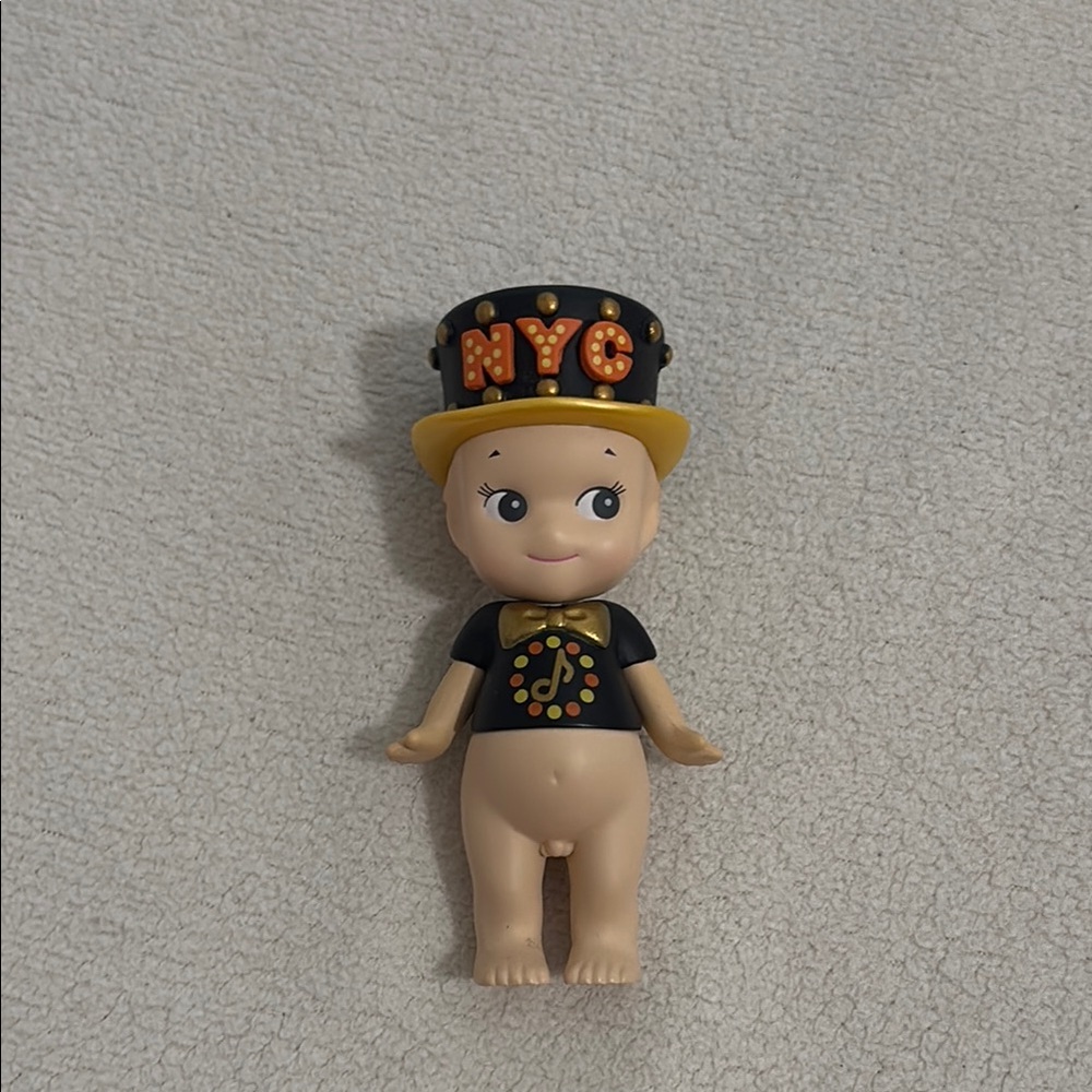 Sonny angel New York series with Black and Gold Outfit